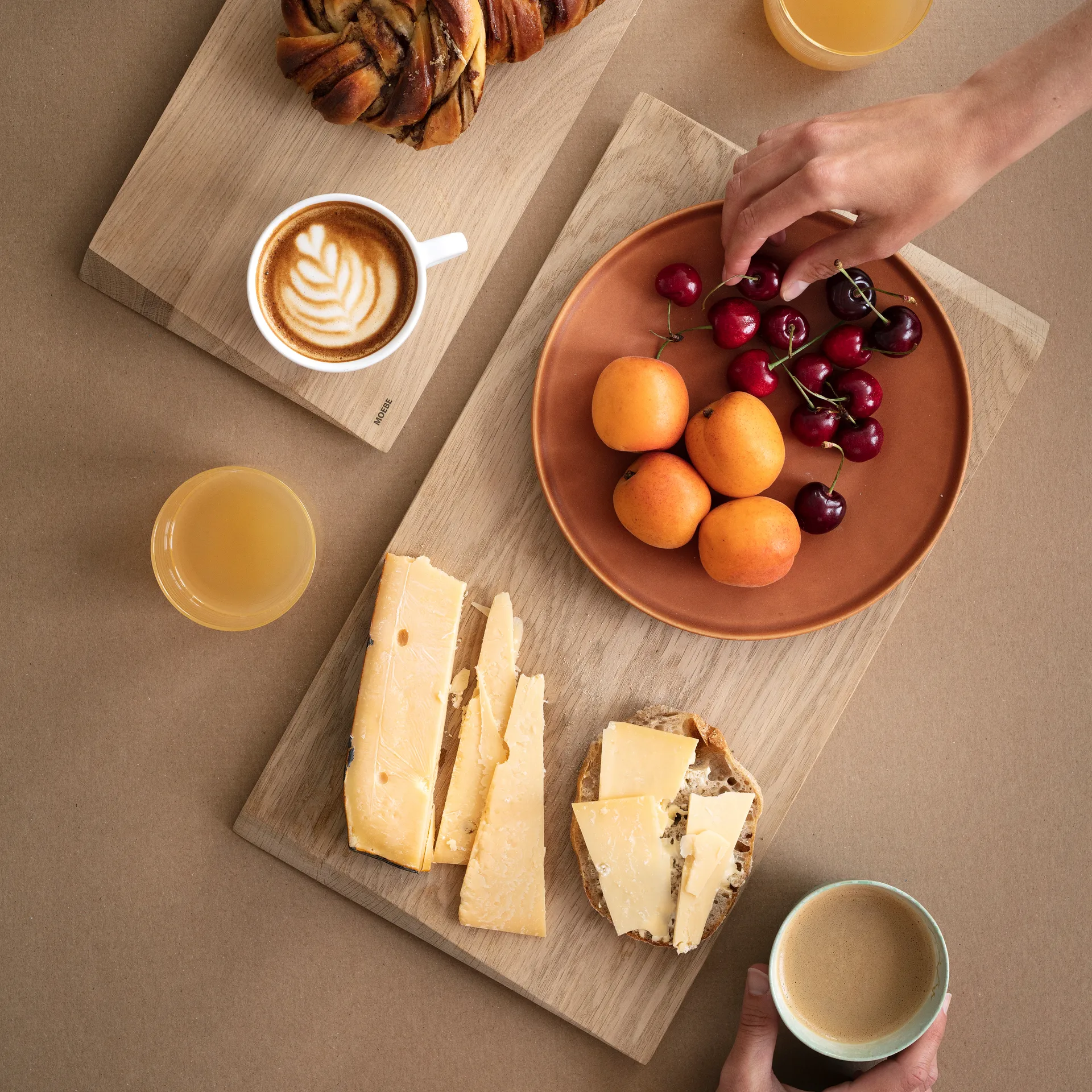 Moebe skjærefjøl stor 24,7x44 cm, Beige MOEBE