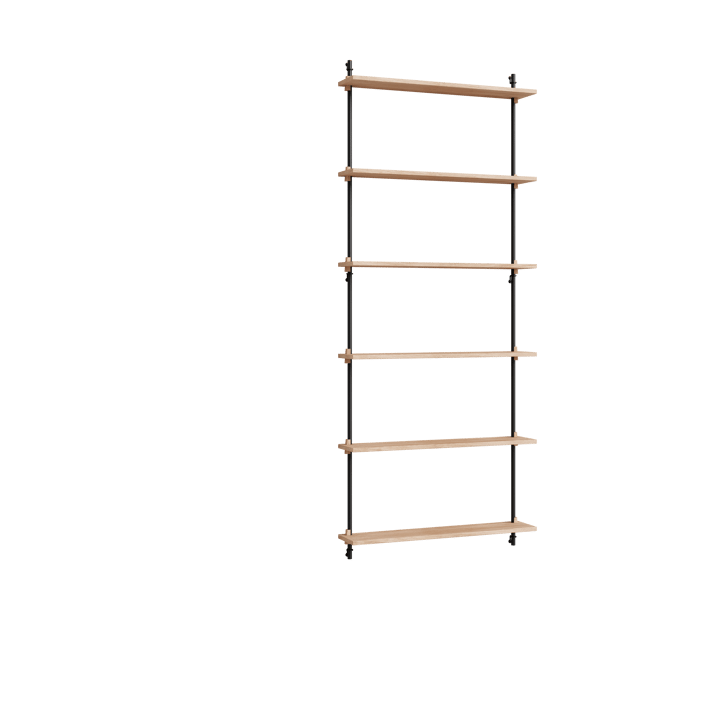 Moebe wall shelving ws.200.1 - Eik-svart - MOEBE