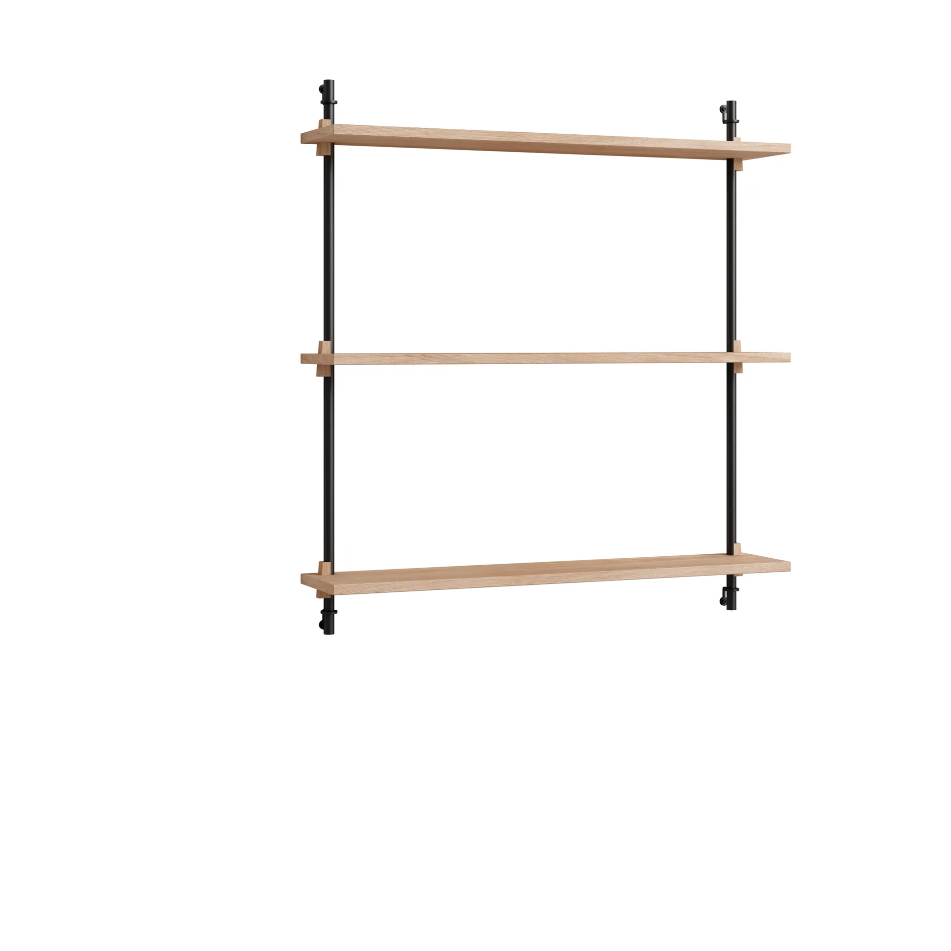 Moebe wall shelving ws.85.1, Eik-svart MOEBE