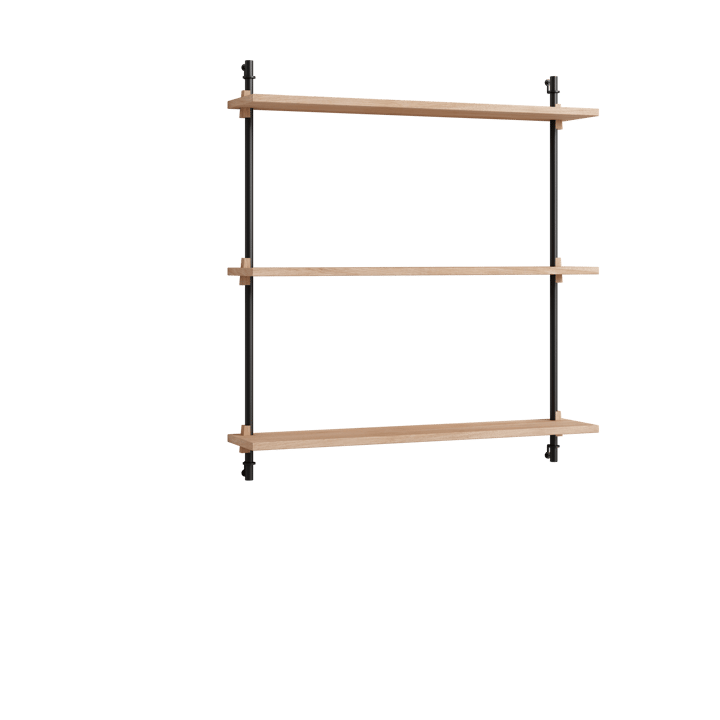 Moebe wall shelving ws.85.1 - Eik-svart - MOEBE
