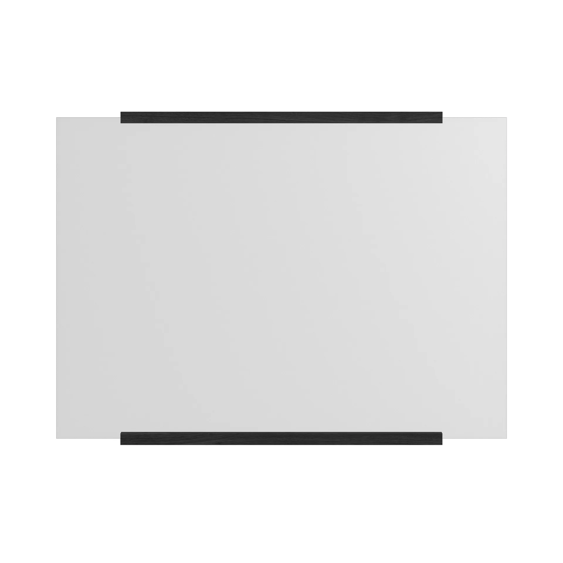 Rektangulært veggspeil 50 x 70 , Black MOEBE