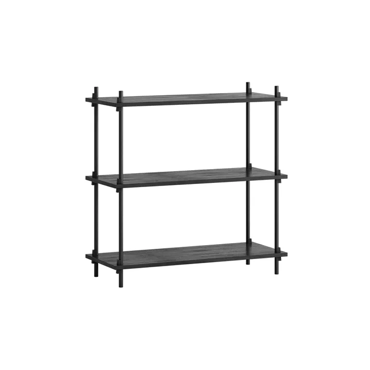 Shelving System classic hylle - Black, 86x85x35 cm, S.85.1.A - MOEBE
