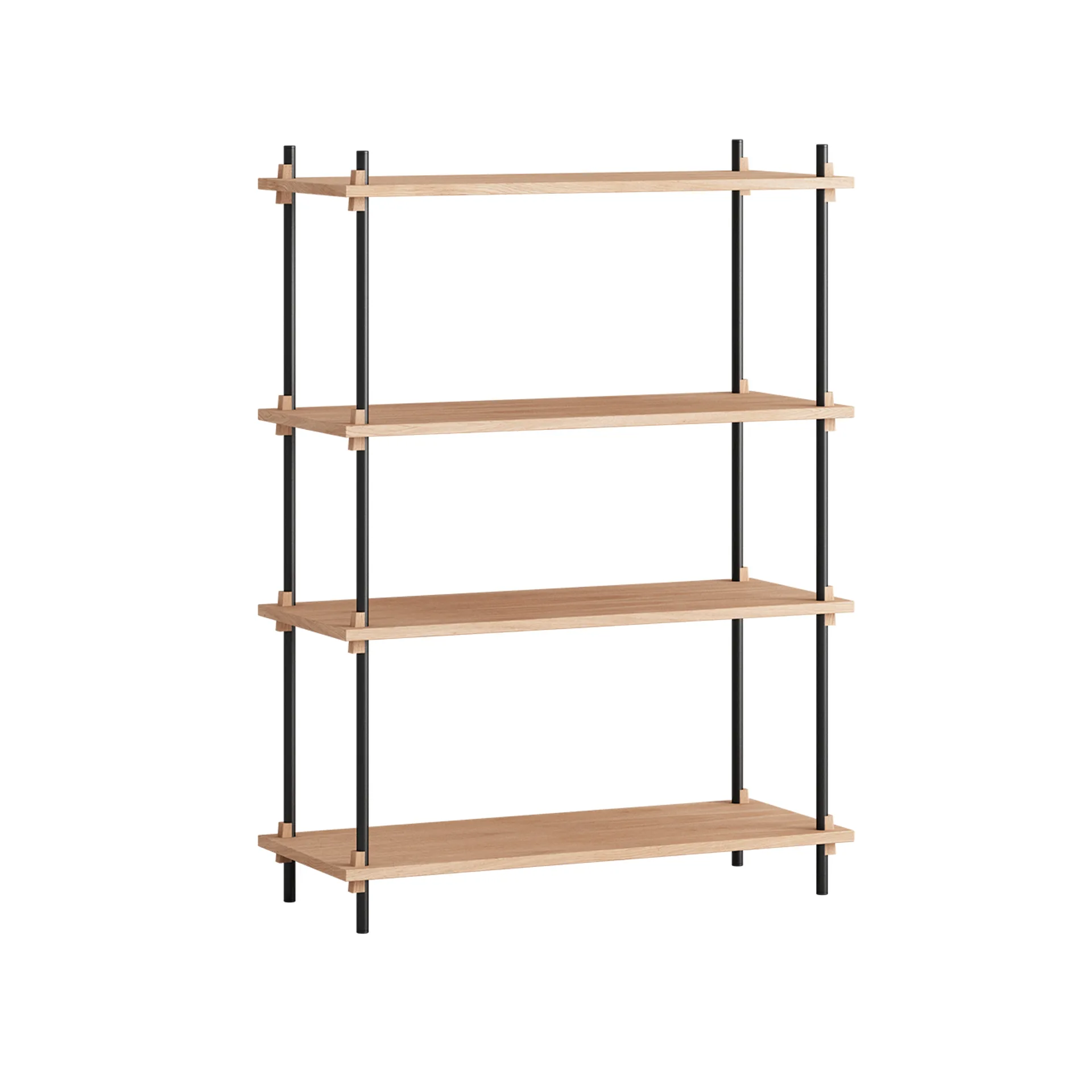 Shelving System classic hylle, Eik-black, 86x115x35 cm, S.115.1.A MOEBE