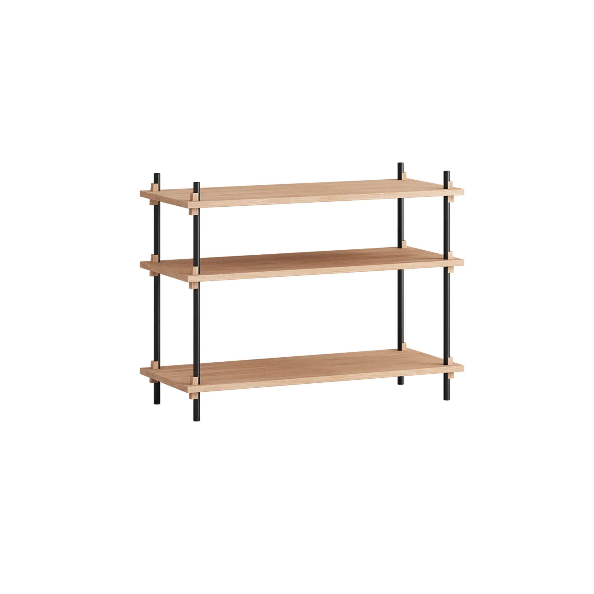 Shelving System classic hylle, Eik-black, 86x65x35 cm, S.65.1.A MOEBE