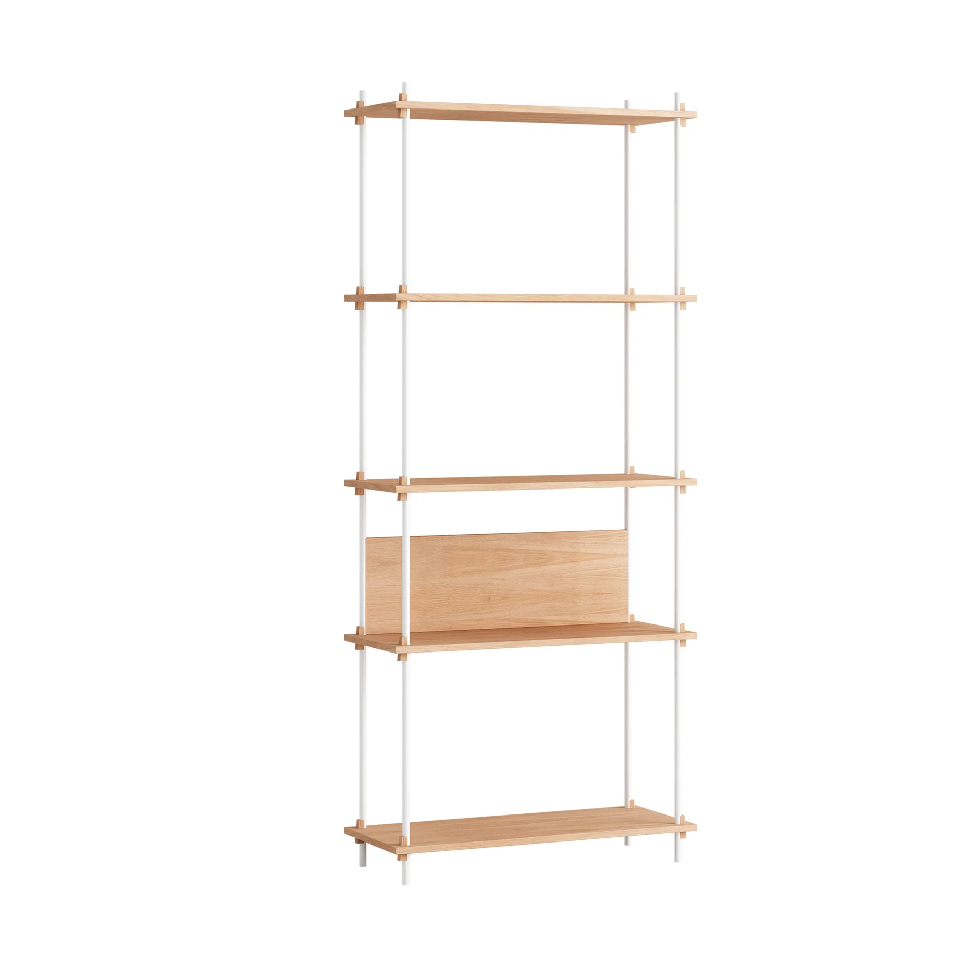Shelving System classic hylle, Eik-white, 86x200x35 cm, S.200.1.A MOEBE