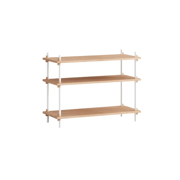 Shelving System classic hylle - Eik-white, 86x65x35 cm, S.65.1.A - MOEBE