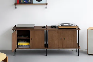 Shelving System sideboard - Eik-white, 163x65x35 cm, S.65.2.D - MOEBE