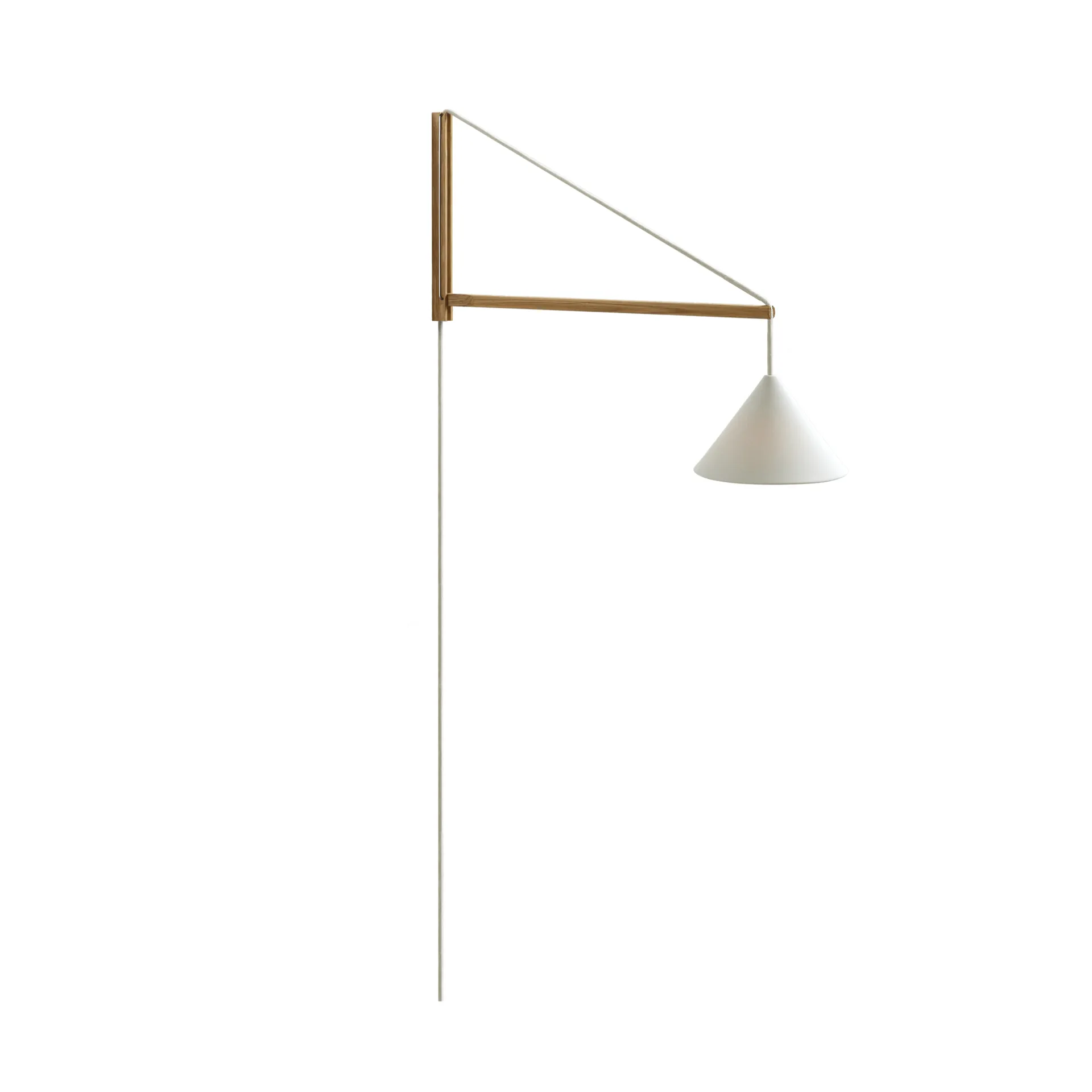 Suspended Wall Lamp, Eik-hvit MOEBE