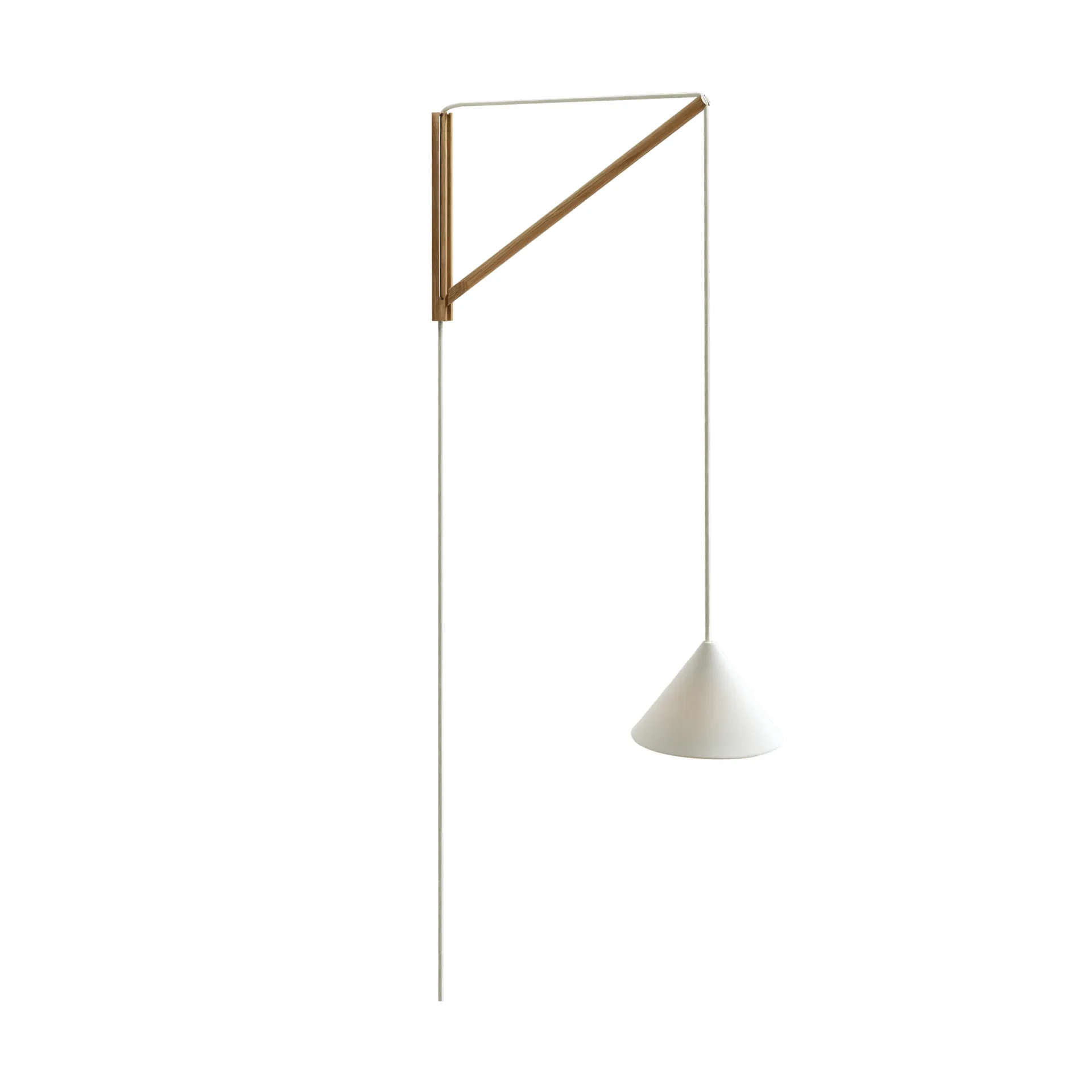 Suspended Wall Lamp, Eik-hvit MOEBE