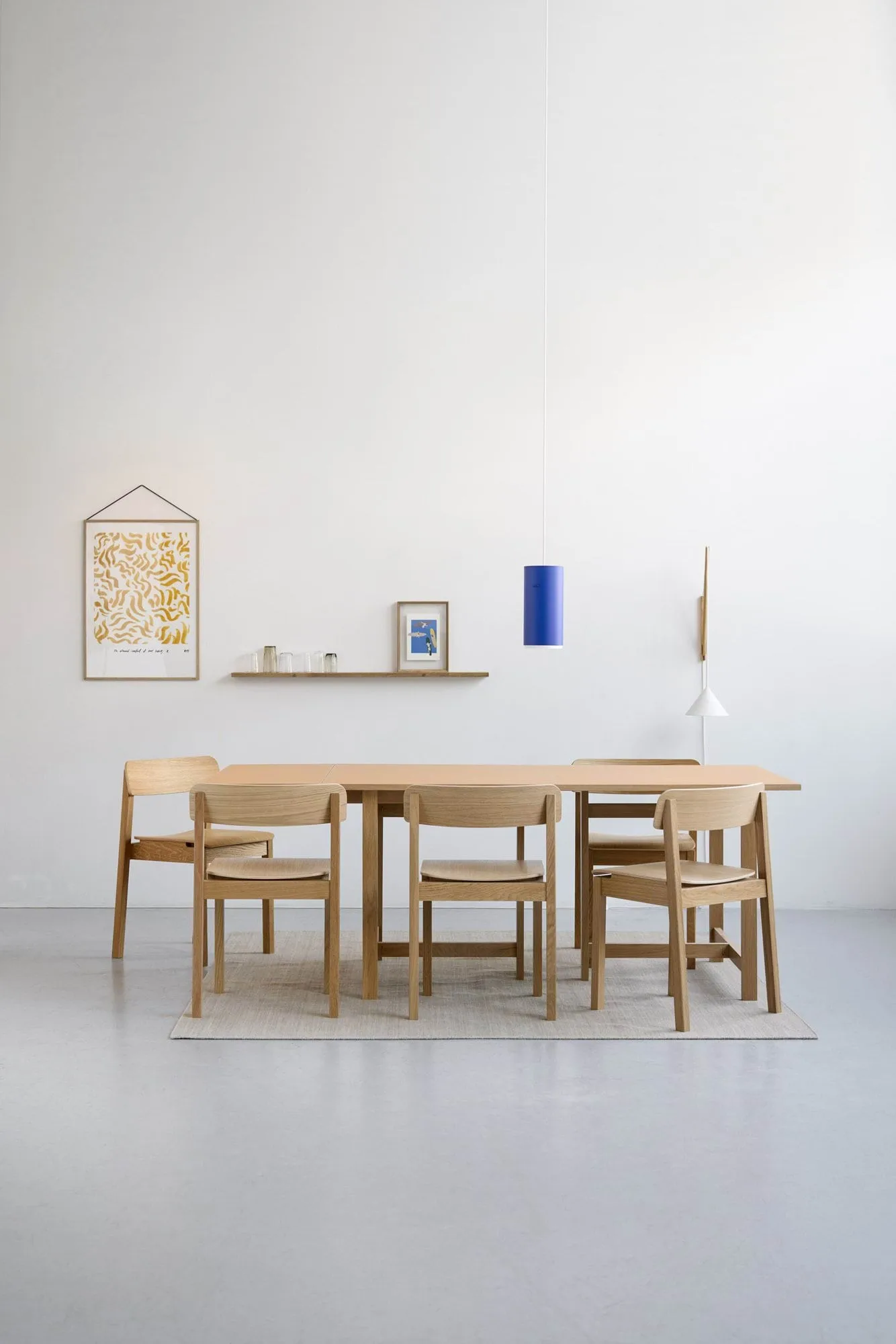 Suspended Wall Lamp, Eik-hvit MOEBE