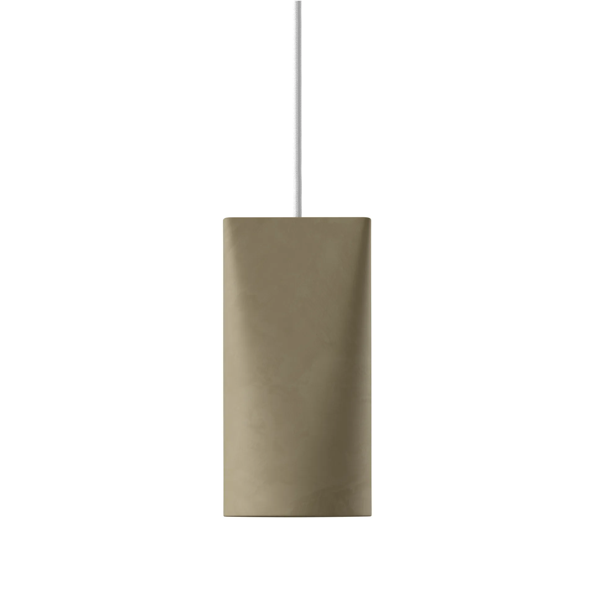 Taklampe keramikk 11,2 x 22 cm, Oliven MOEBE