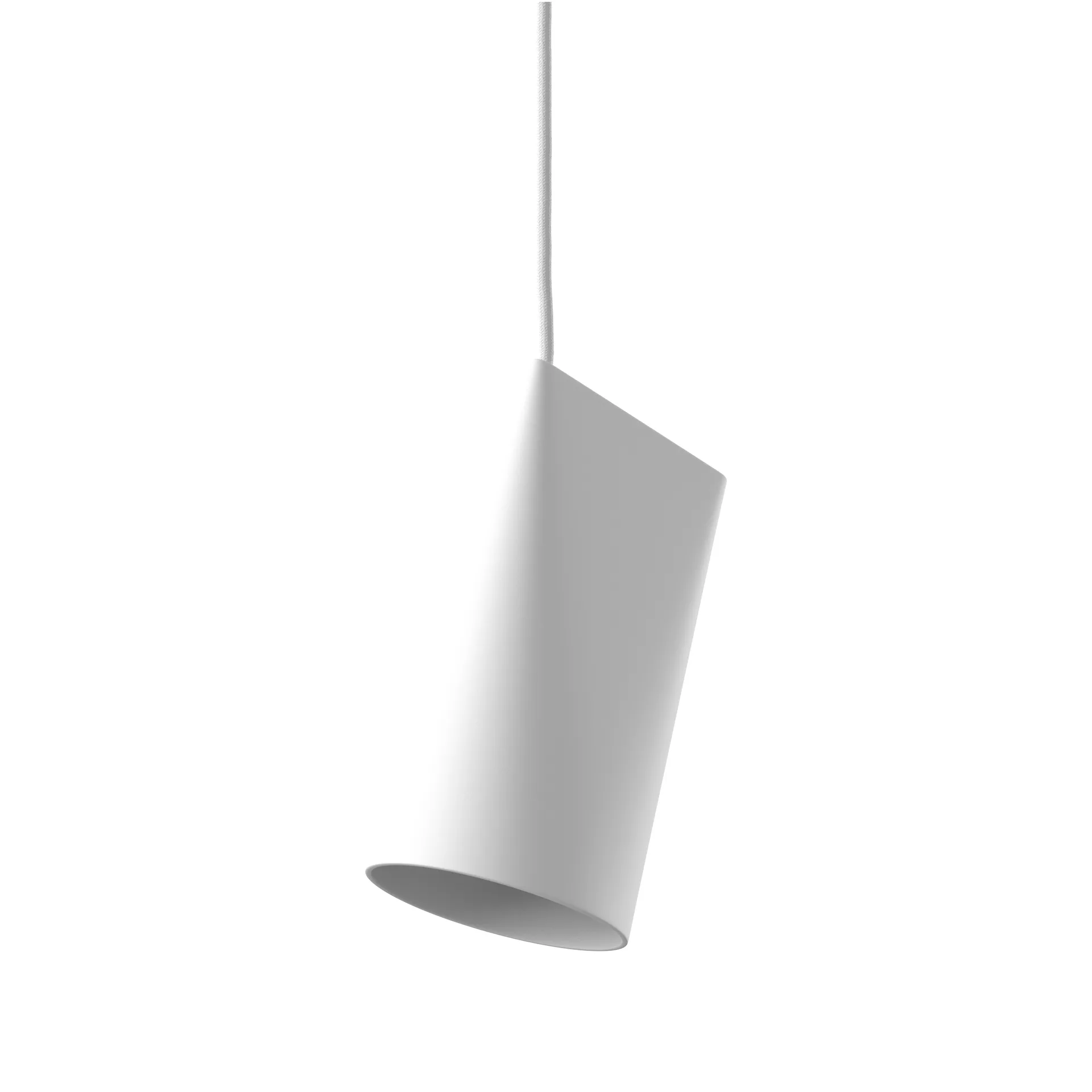 Taklampe keramikk 11,2 x 22 cm, White  MOEBE