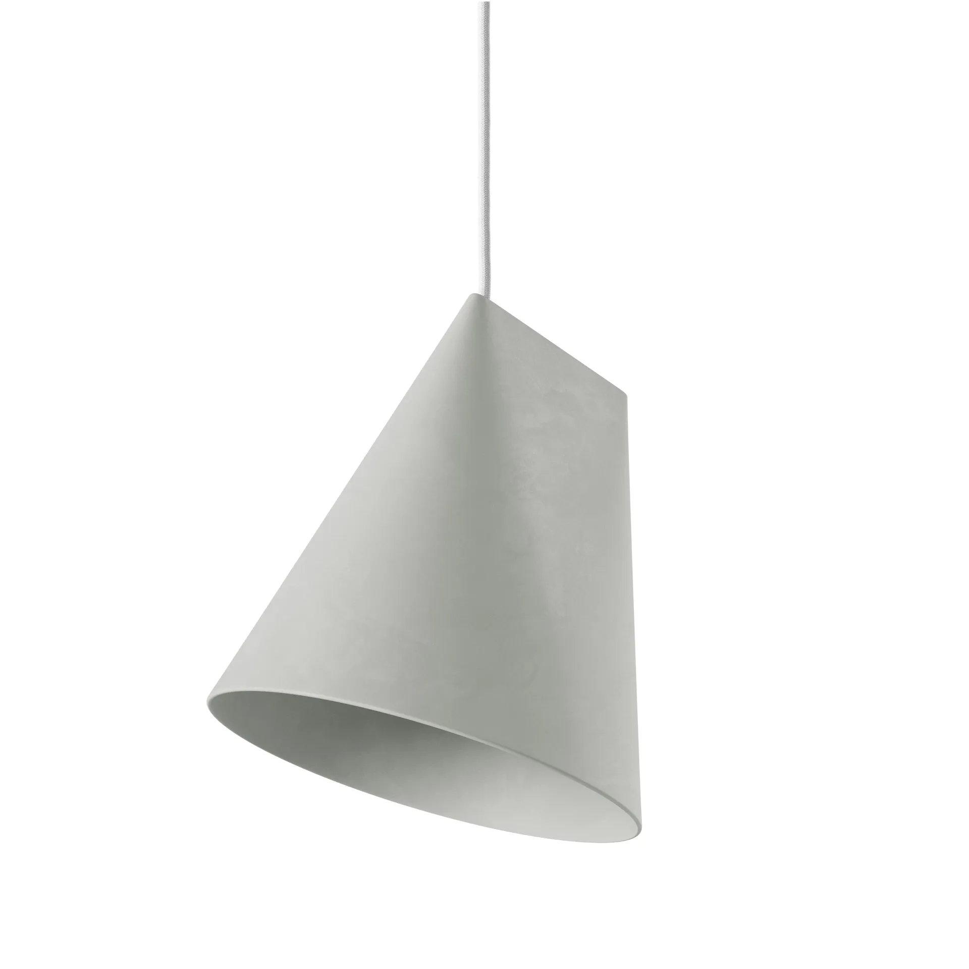 Taklampe keramikk 23 x 23,5 cm, Light Grey MOEBE