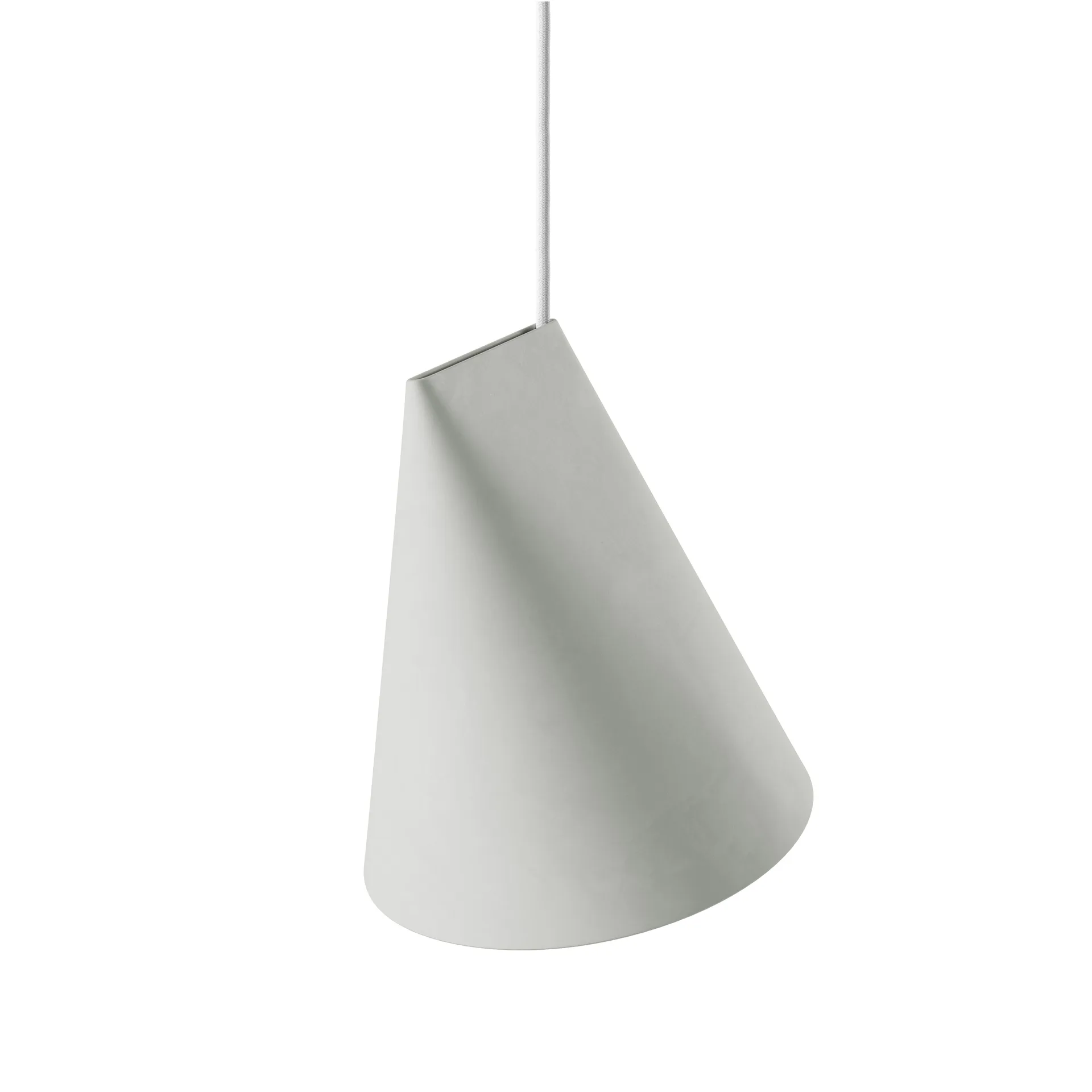 Taklampe keramikk 23 x 23,5 cm, Light Grey MOEBE