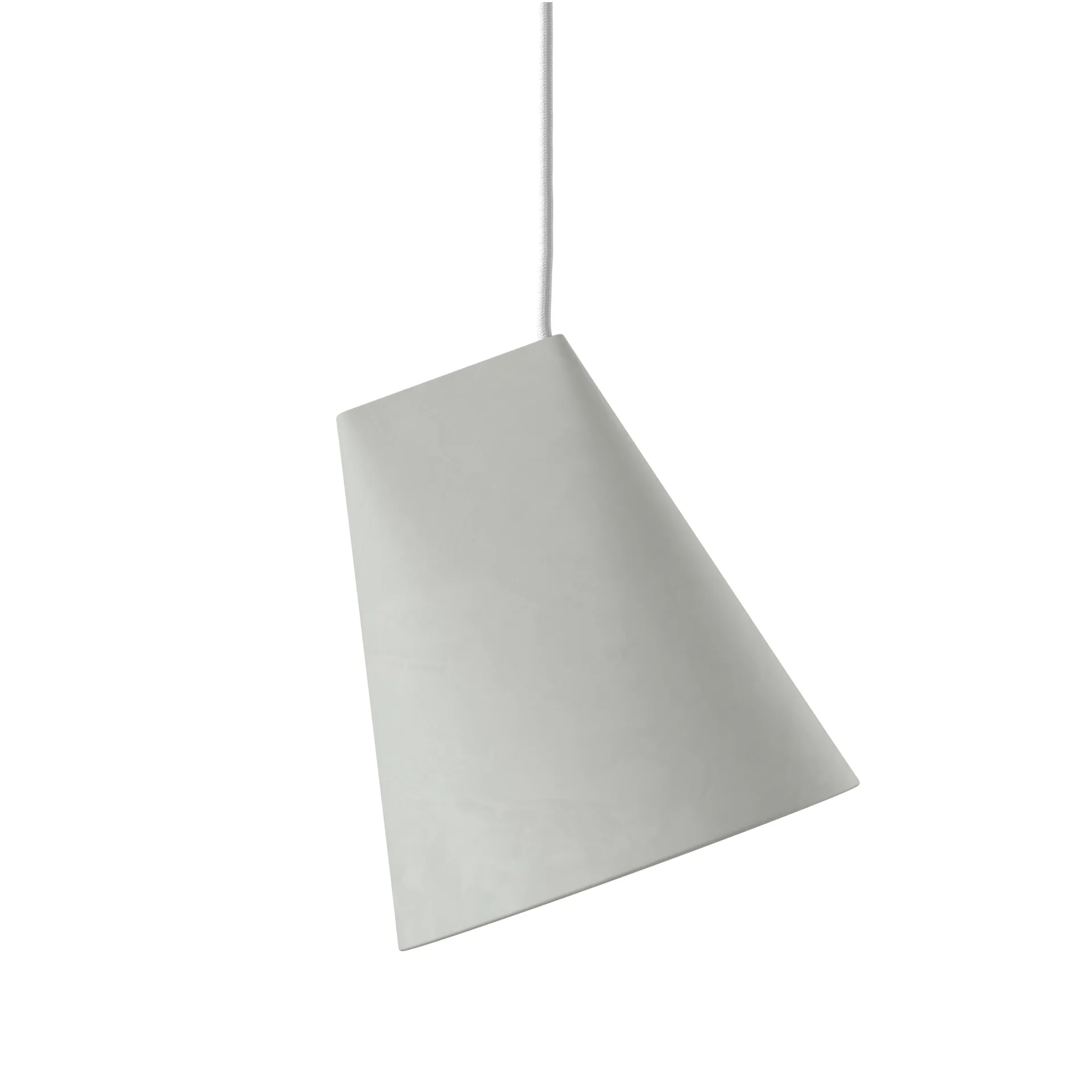 Taklampe keramikk 23 x 23,5 cm, Light Grey MOEBE