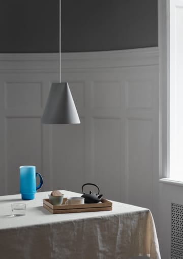 Taklampe keramikk 23 x 23,5 cm - Light Grey - MOEBE