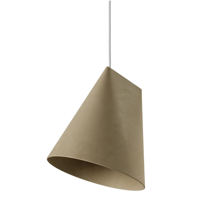Taklampe keramikk 23 x 23,5 cm - Oliven - MOEBE