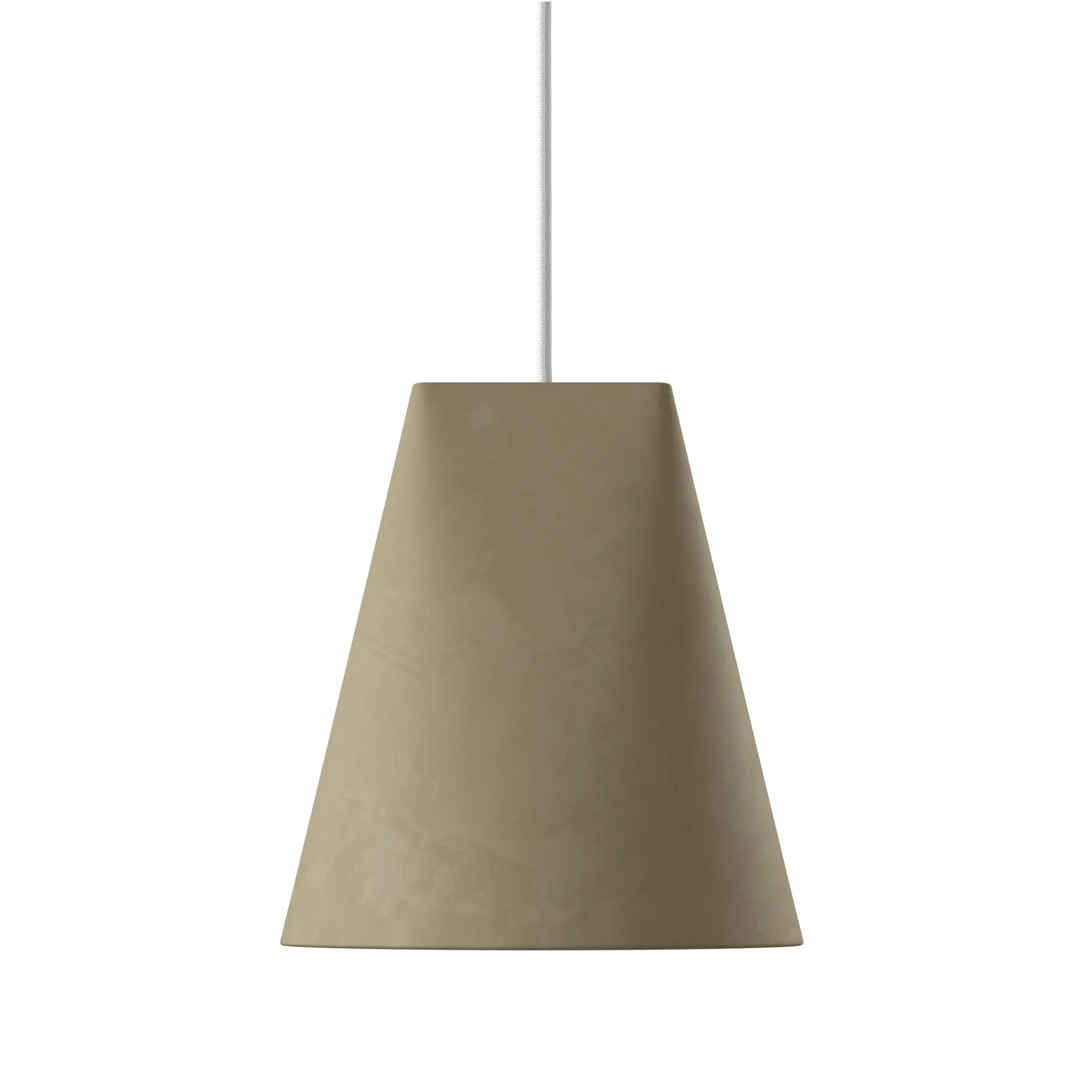 Taklampe keramikk 23 x 23,5 cm, Oliven MOEBE