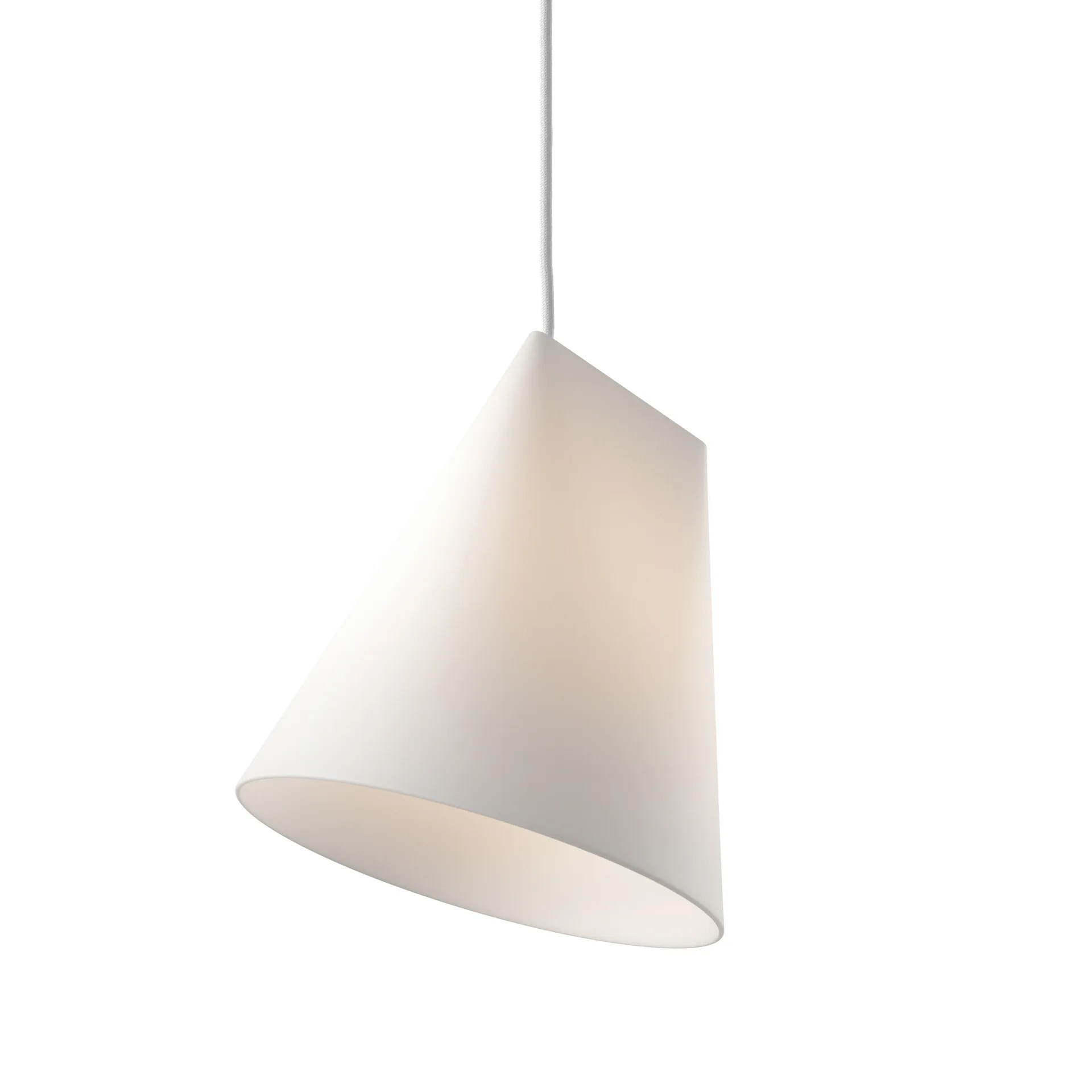 Taklampe keramikk 23 x 23,5 cm, White  MOEBE