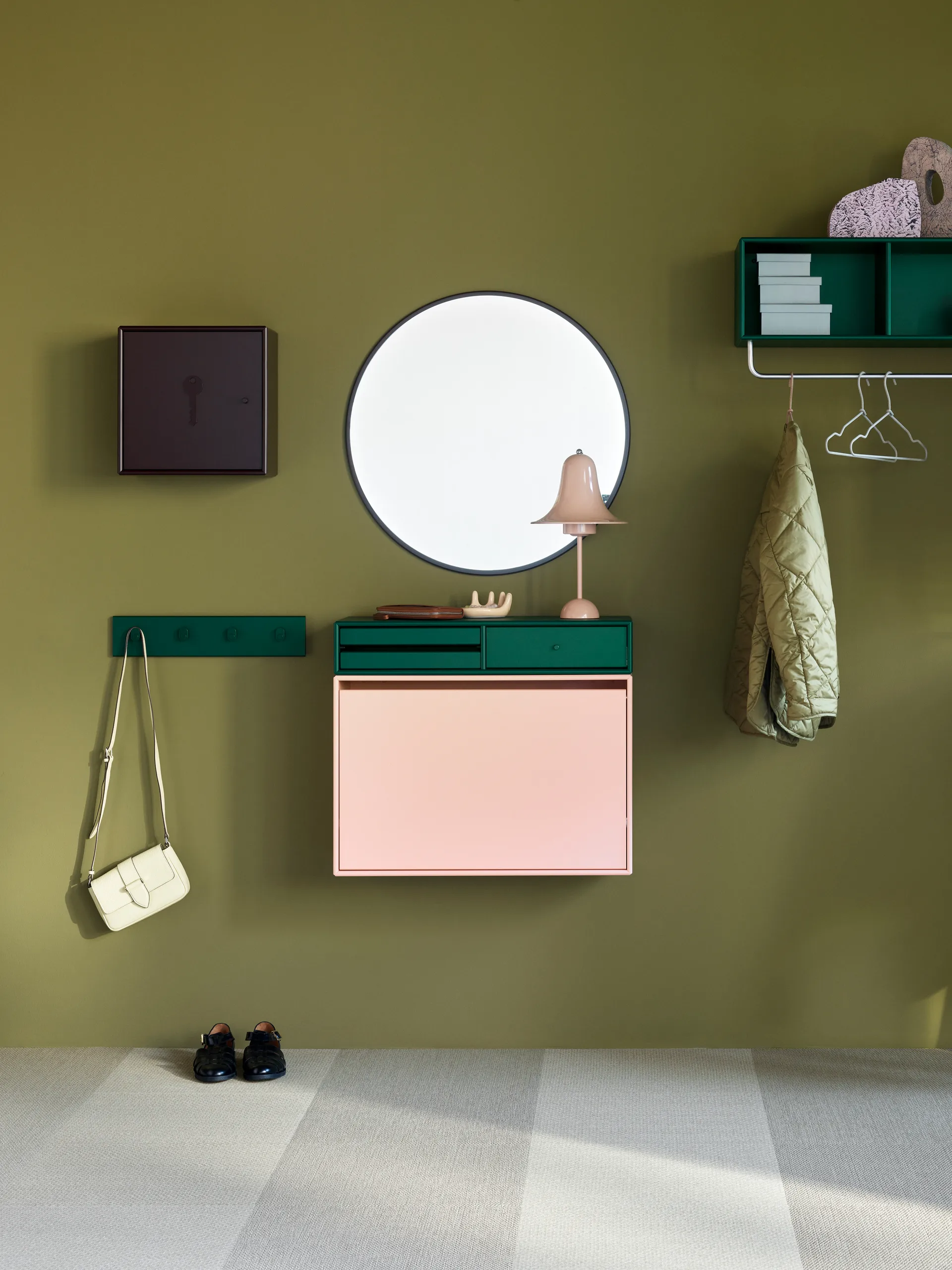 Around speil Ø69,6 cm, Balsamic Montana