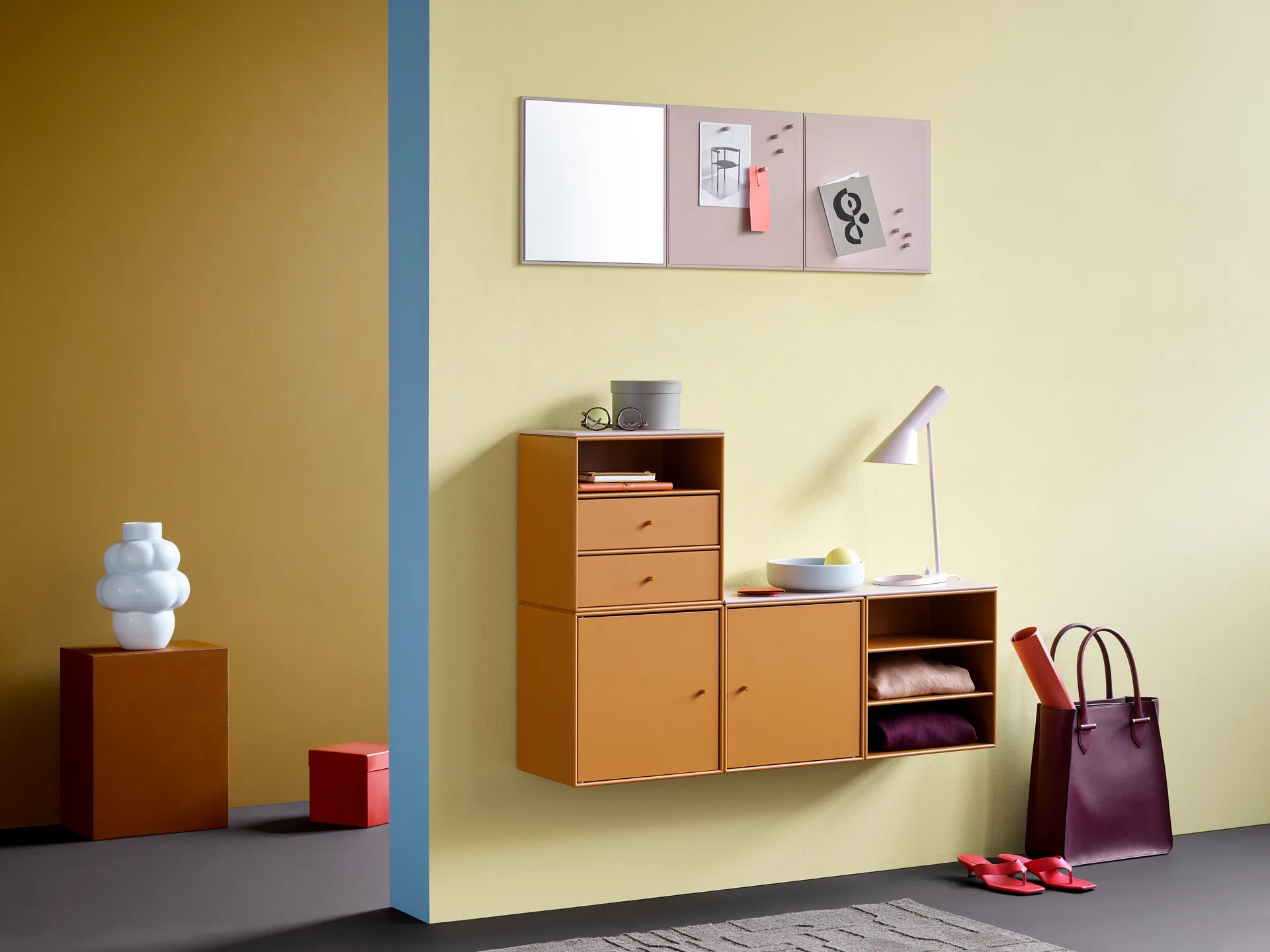 Montana Mini 1004 hylle 35x35 cm, Amber Montana