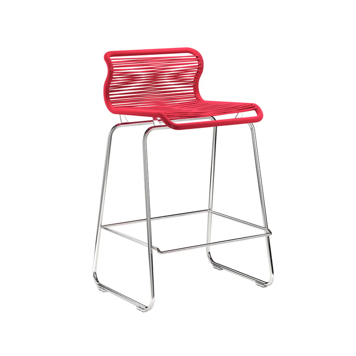 Panton One kitchen barstol - scarlett, rustfritt stål - Montana