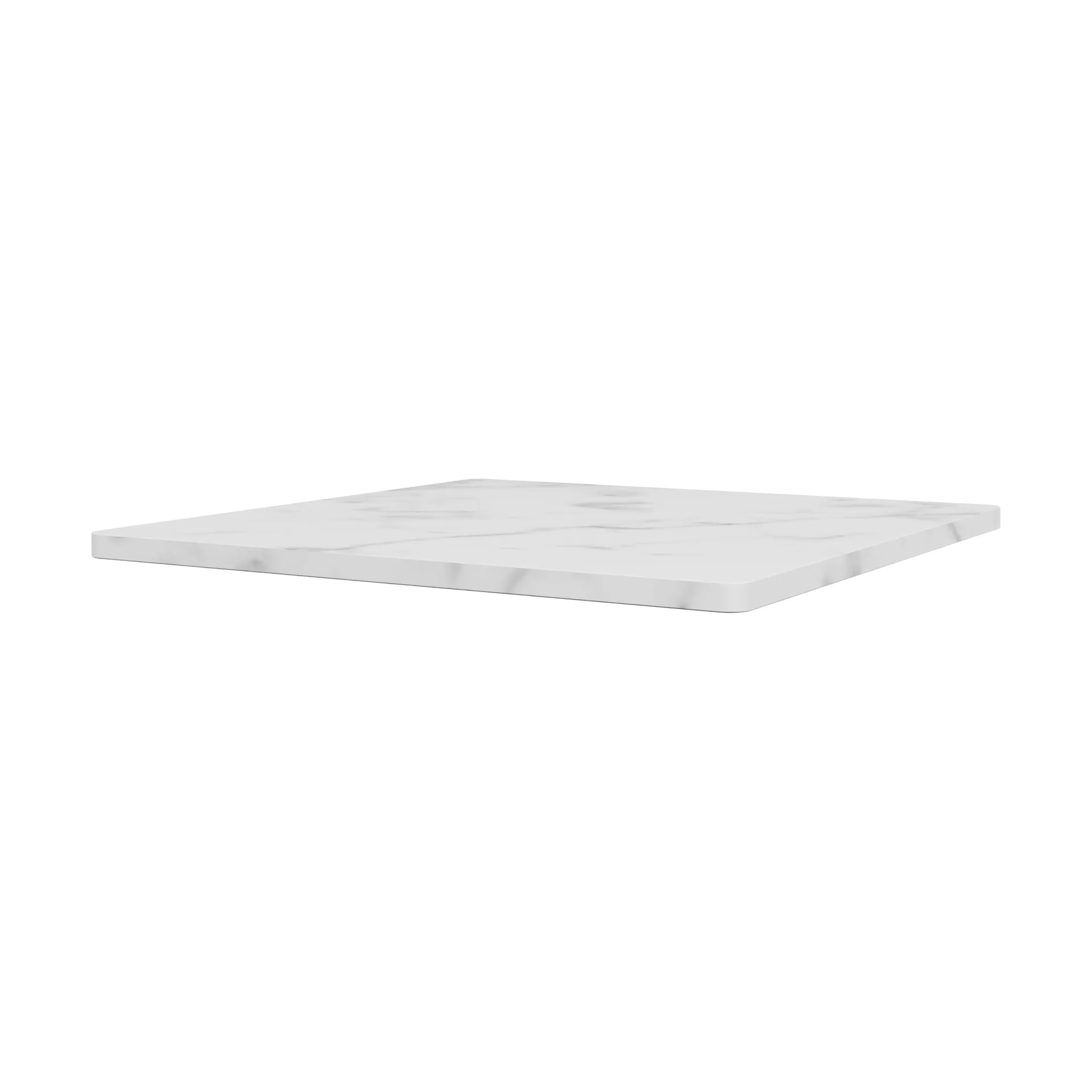 Panton Wire bordplate 34,8x34,8 cm, White marble Montana