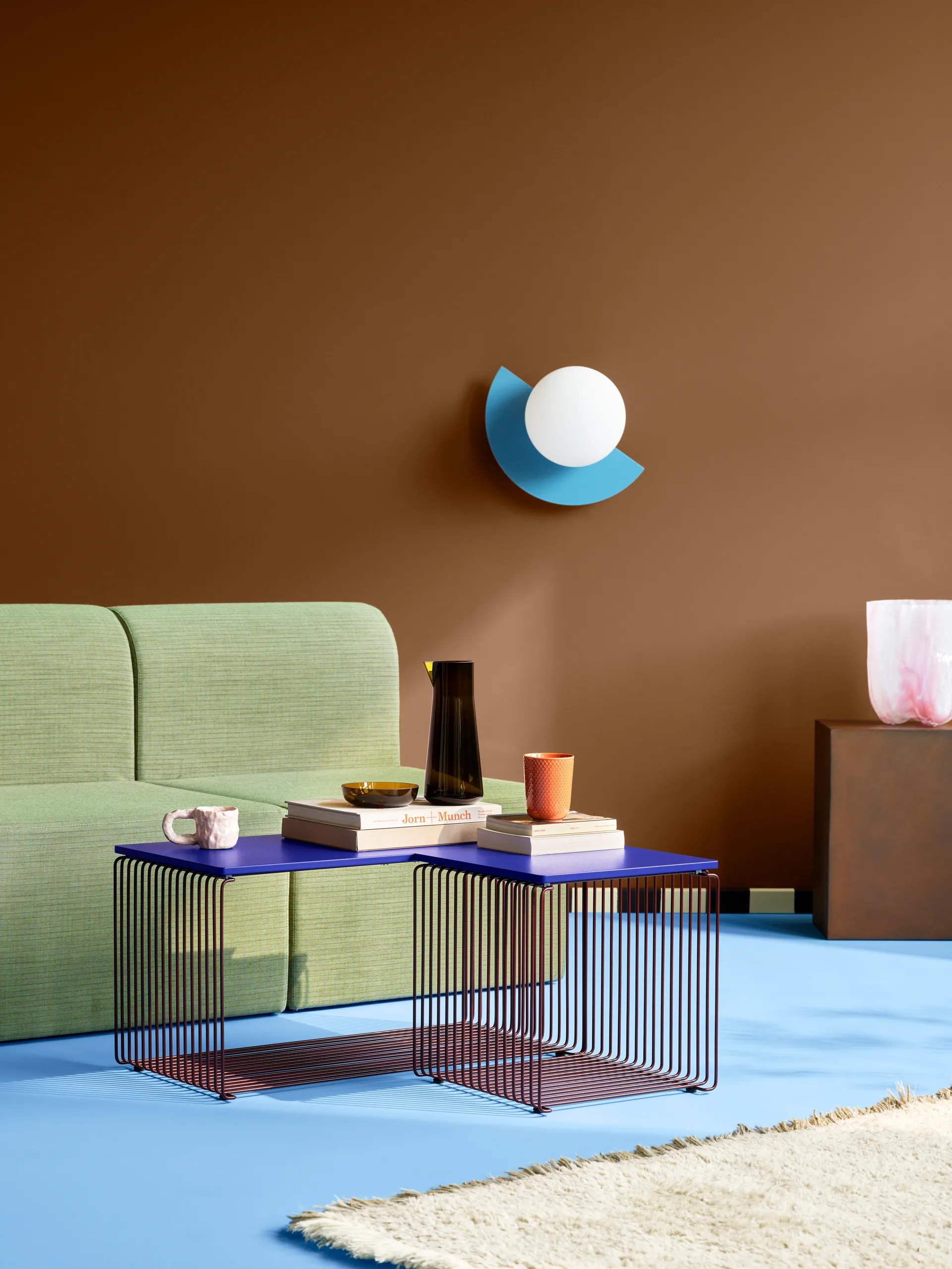 Panton Wire bordplate 70,1x34,8 cm, Monarch Montana