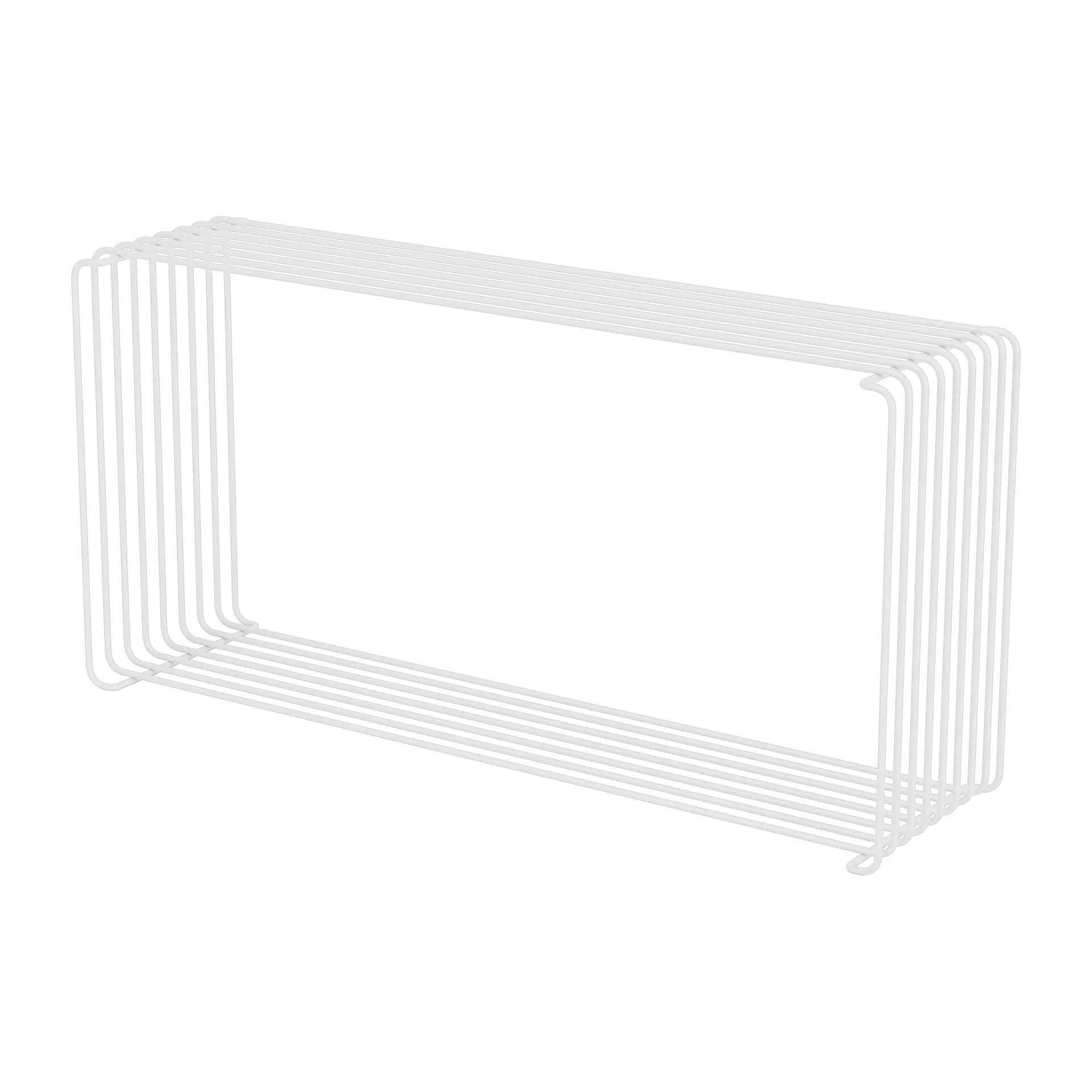 Panton Wire Extended hylle 34,8x70x18,2 cm, Snow Montana