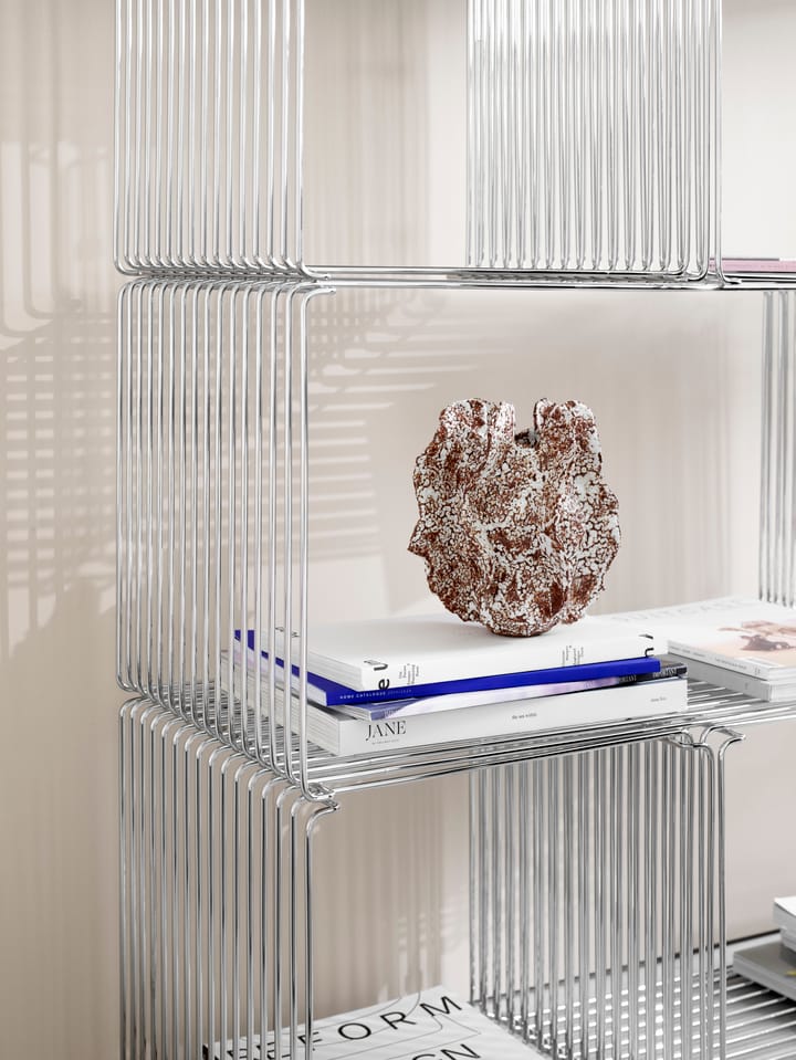 Panton Wire Extended hylle 70x34,8x34,8 cm, Chrome Montana