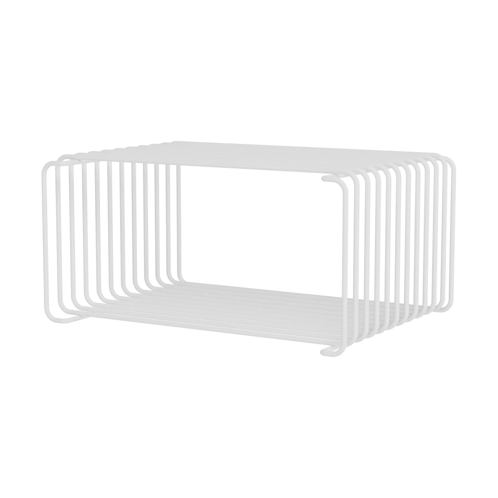 Panton Wire Half Height hylle 34,8x17,2x25,7 cm, Snow Montana