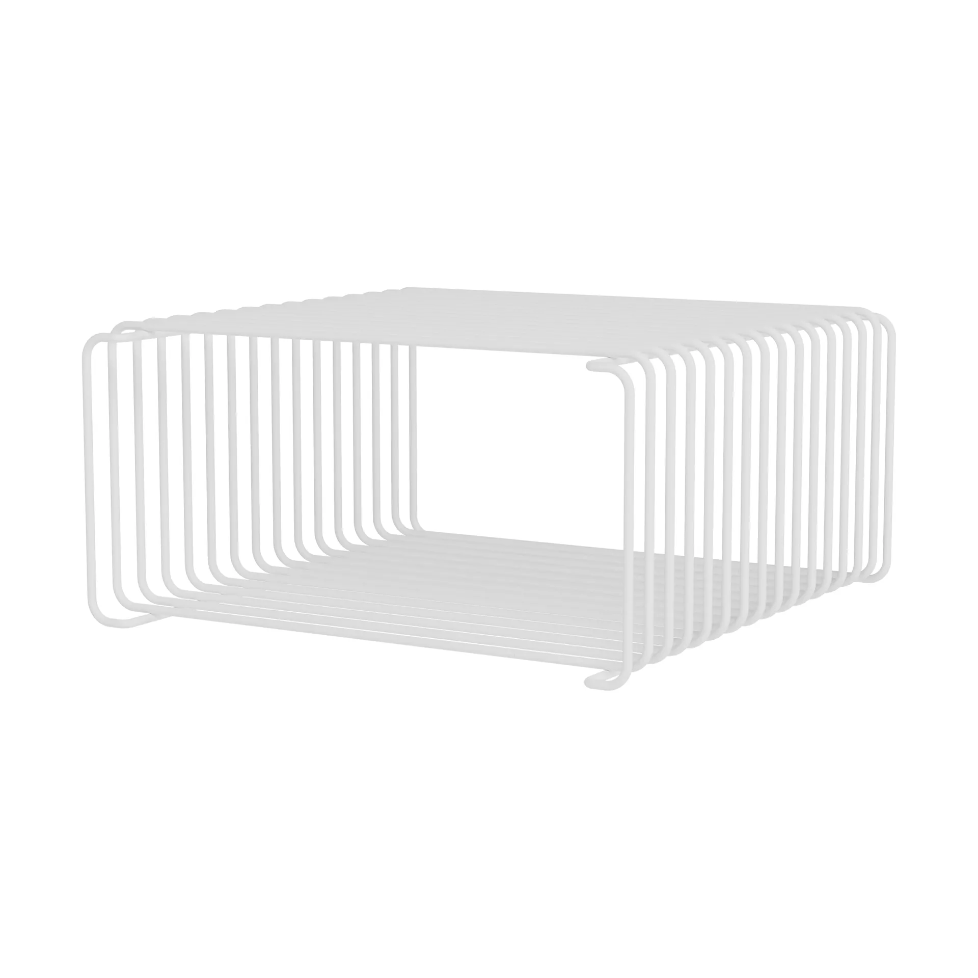 Panton Wire Half Height hylle 34,8x17,2x34,8 cm, Snow Montana