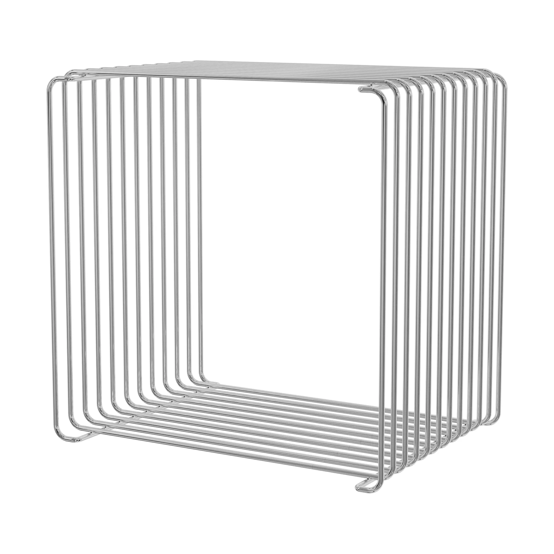 Panton Wire Single hylle 34,8x34,8x25,7 cm, Chrome Montana