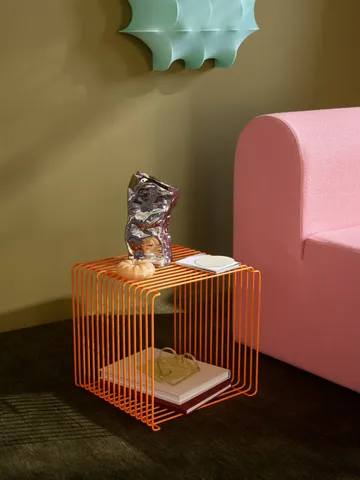 Panton Wire Single hylle 34,8x34,8x34,8 cm - Tangerine - Montana