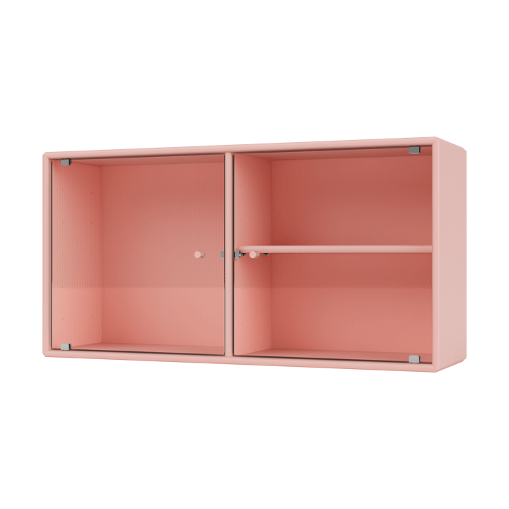 Ripple I vitrineskap 69,6 x 35,4 x 20 cm - Ruby - Montana