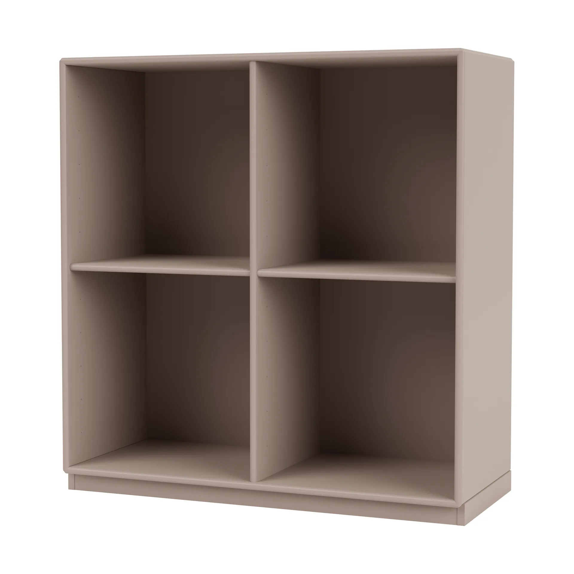 SHOW hylle 69,6 x 69,6 cm, sokkel 3 cm, 137 Mushroom Montana