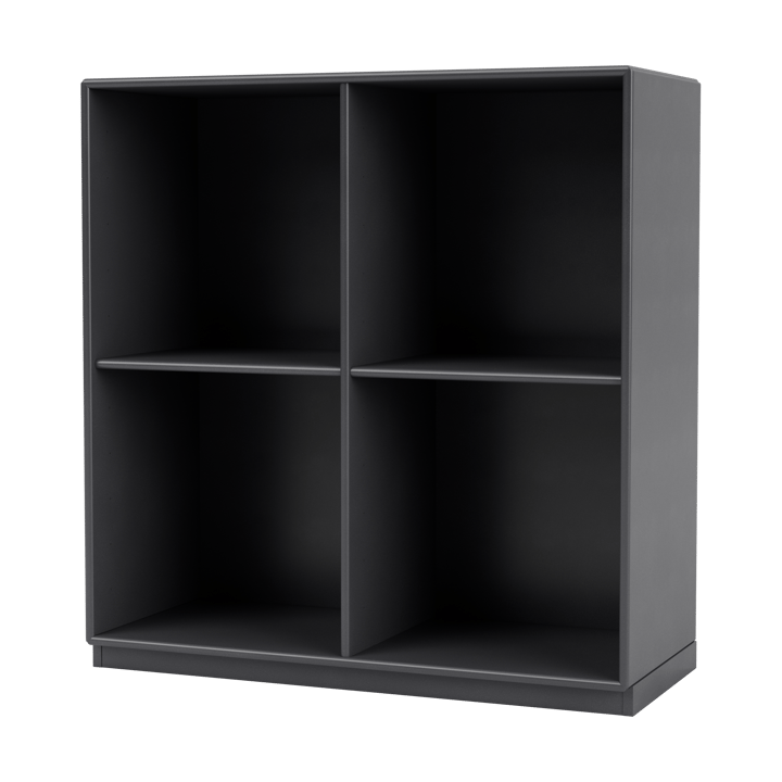 SHOW hylle 69,6 x 69,6 cm, sokkel 3 cm - 36 Coal - Montana