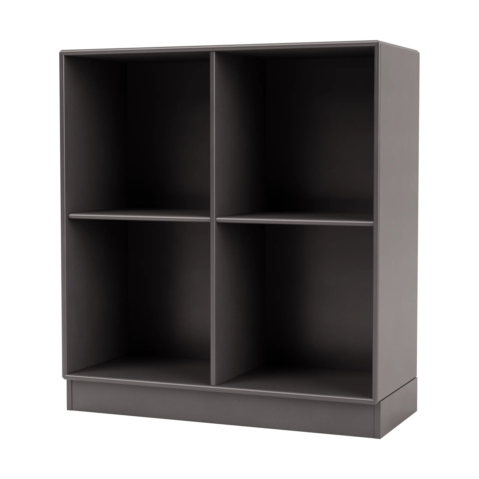 SHOW hylle 69,6 x 69,6 cm, sokkel 7 cm, 35 Coffee Montana