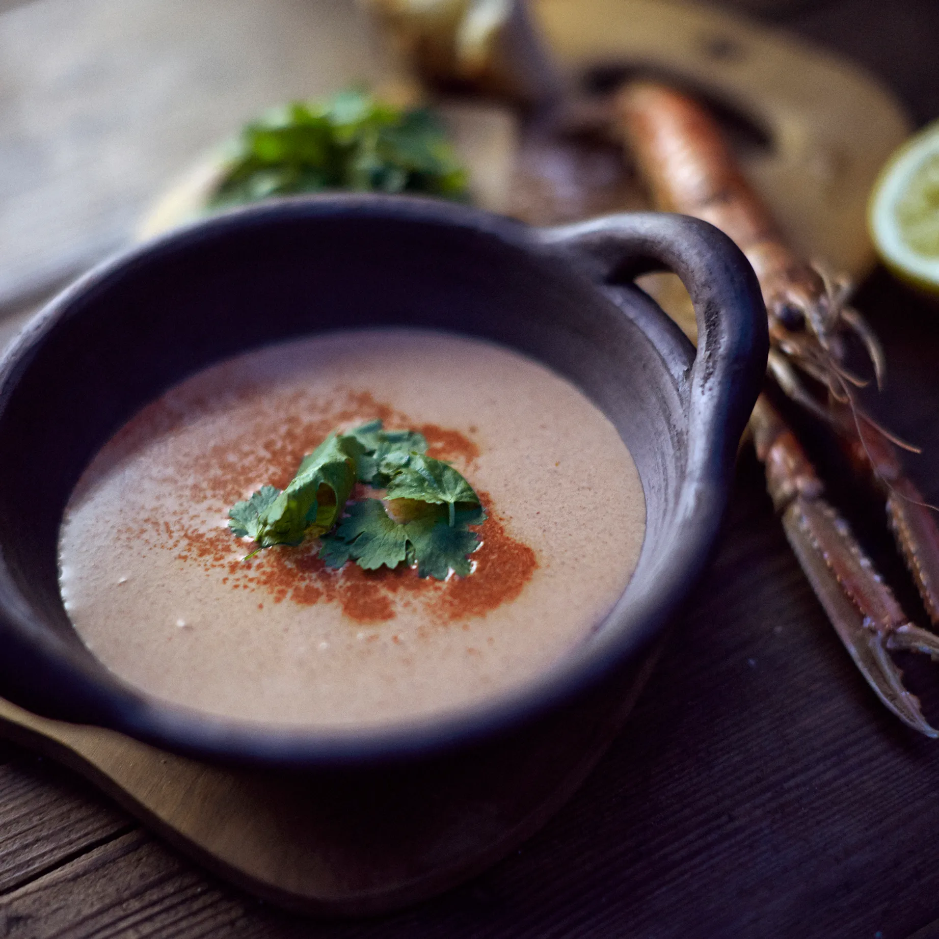 Hazel skål med håndtak S, Brun MUUBS