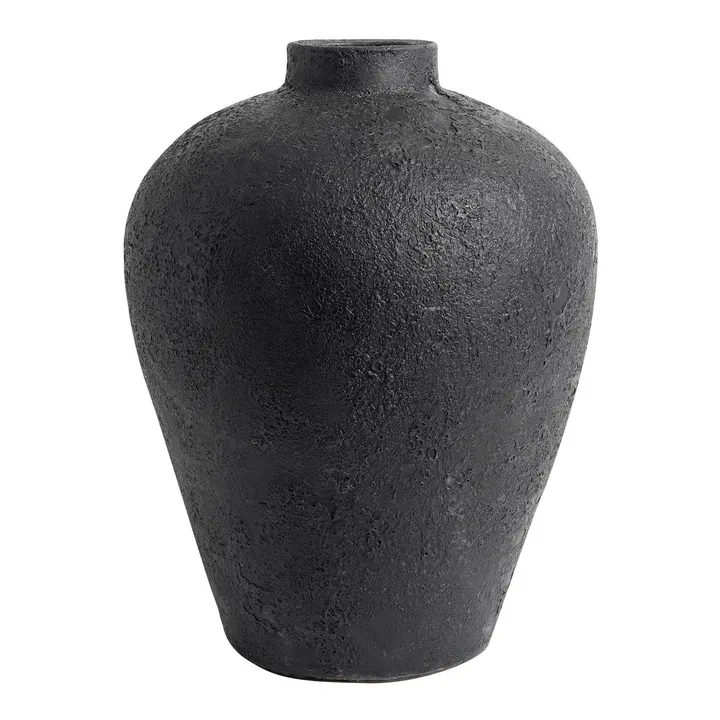 Luna krukke 40 cm - Svart-terracotta - MUUBS