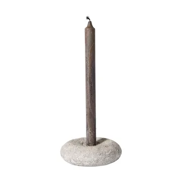 Luna lysestake - Grey, Ø13x4,8 cm - MUUBS