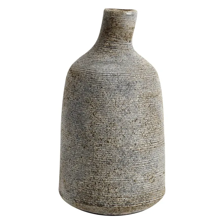 Stain vase stor 26 cm - Gråbrun - MUUBS