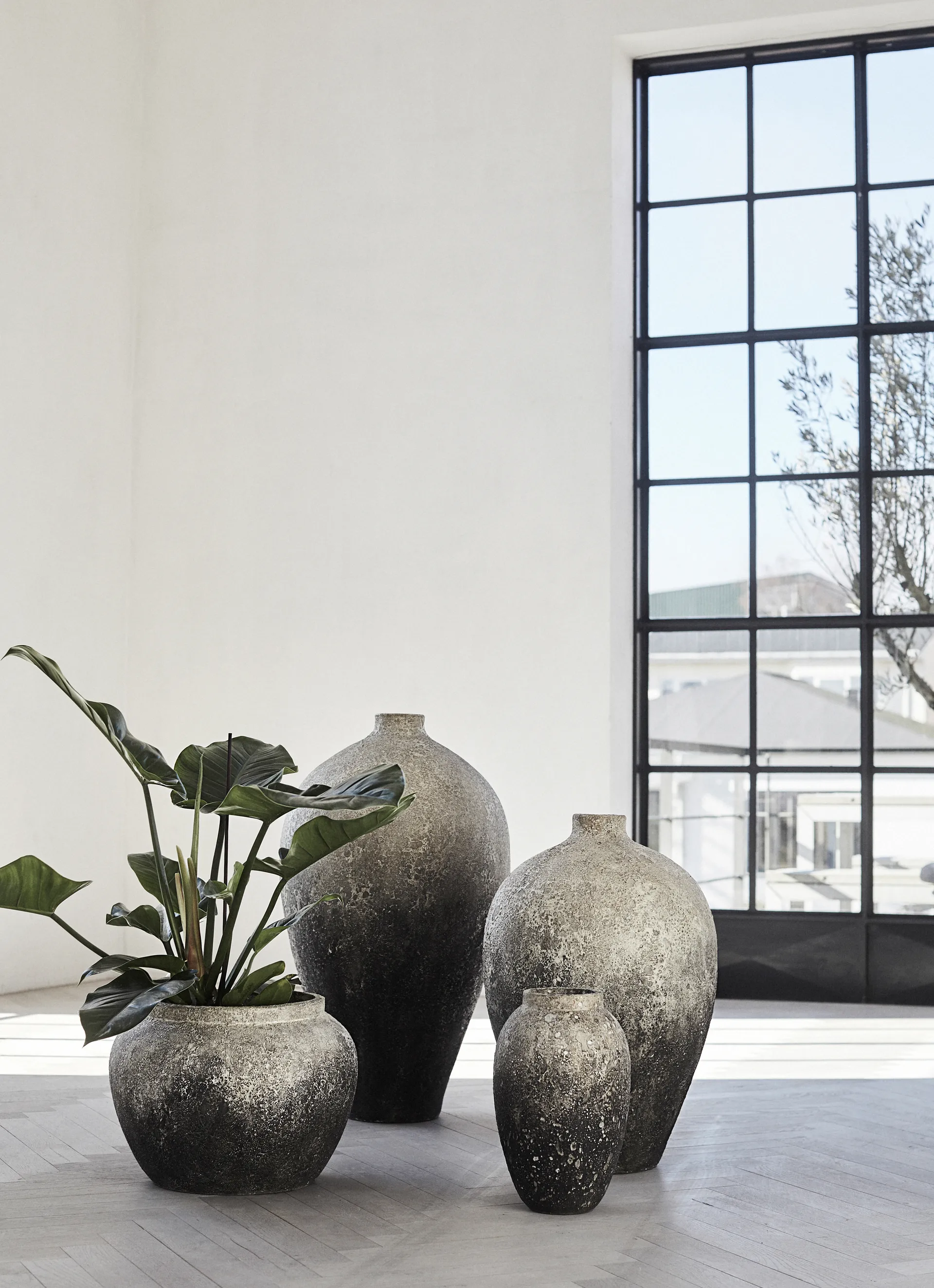 Story vase 60 cm, Grey MUUBS