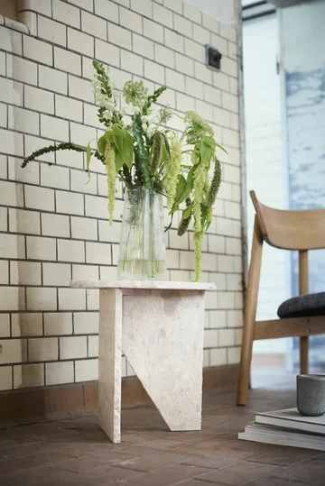 Tetra lounge chair - Betongfarget stoff-naturoljet eik - MUUBS