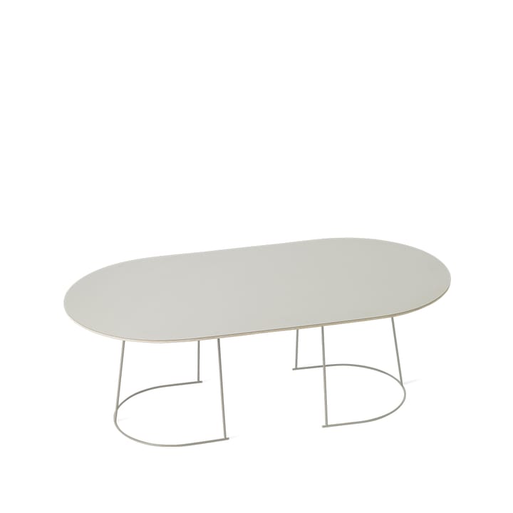 Airy salongbord ovalt - grey, nanolaminat, large - Muuto