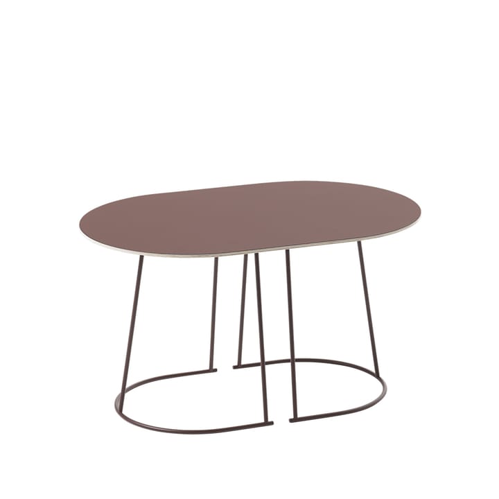 Airy salongbord ovalt - plum, nanolaminat, small - Muuto