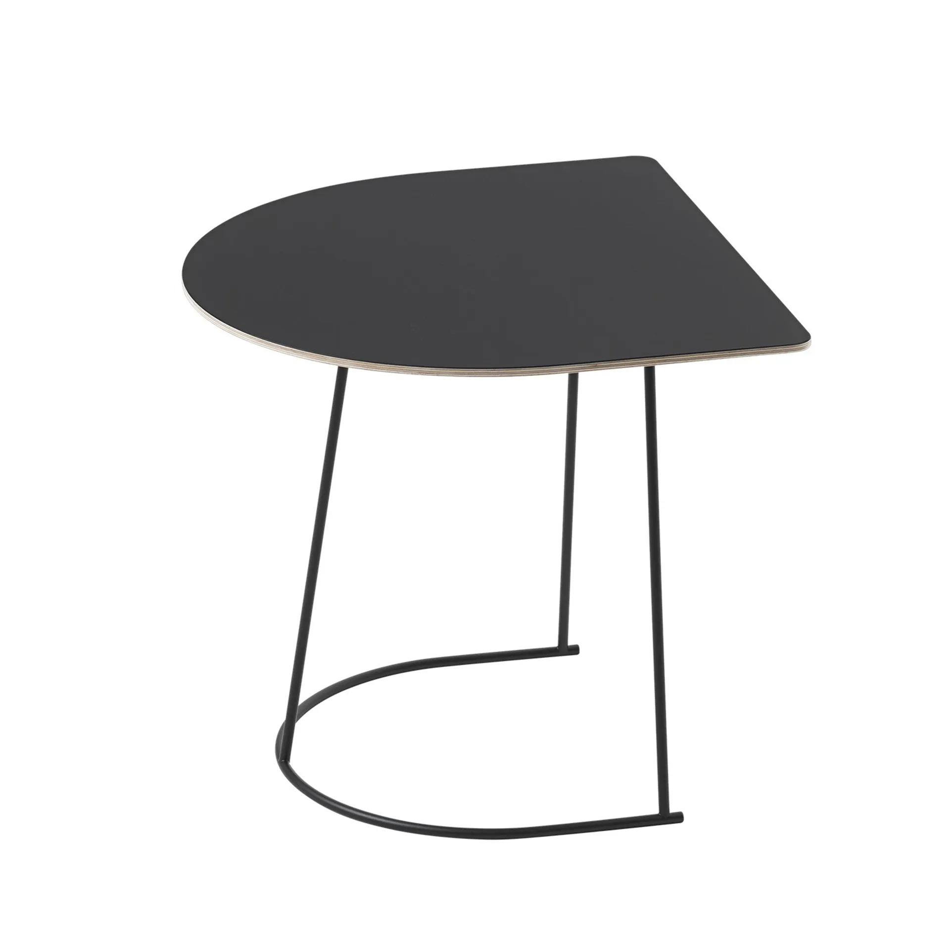 Airy sofabord half size, svart Muuto