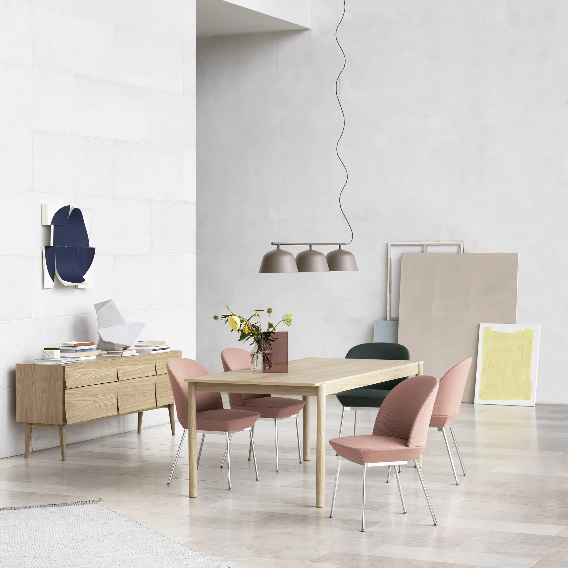 Ambit Rail taklampe, Taupe Muuto