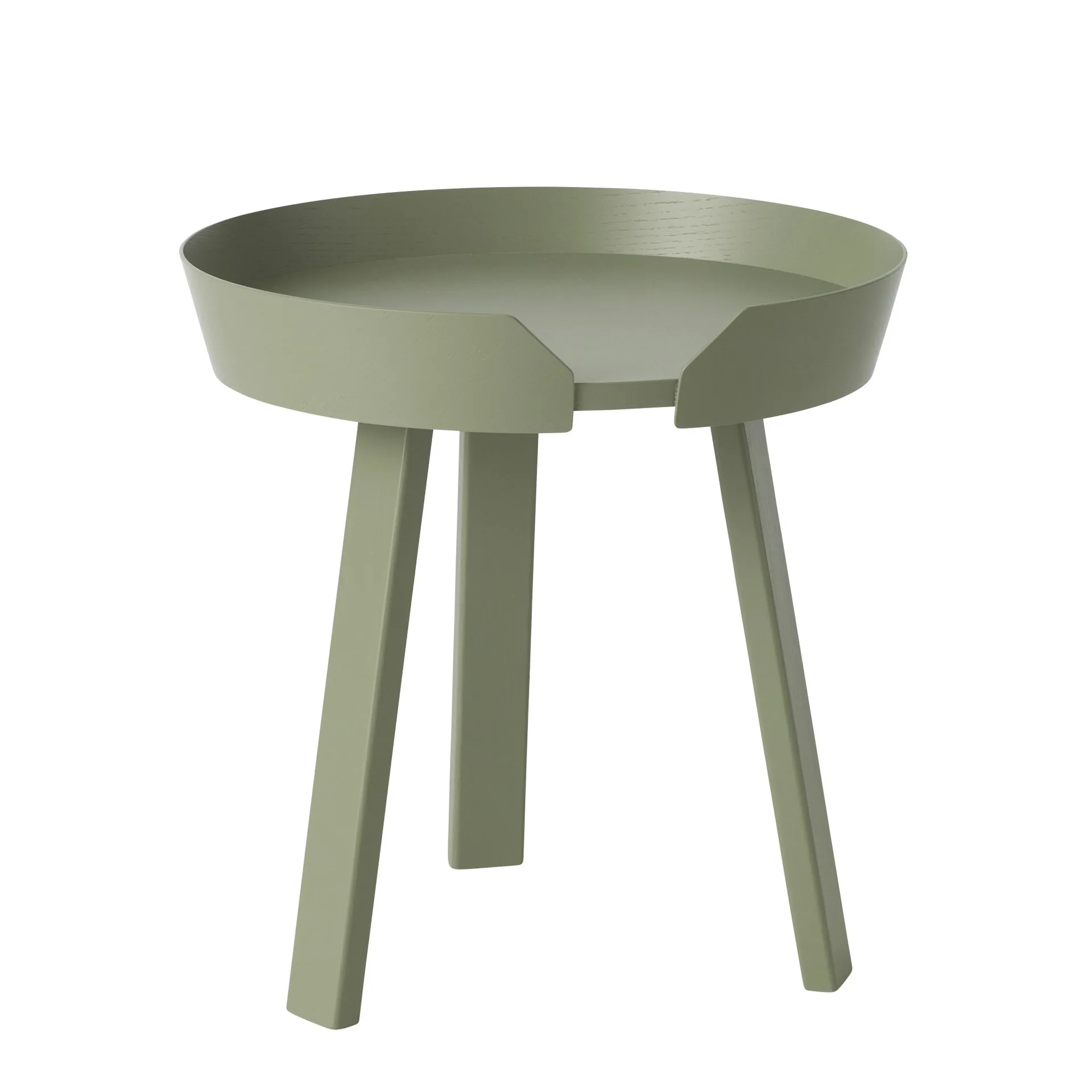 Around bord lite, dusty green (grønn) Muuto