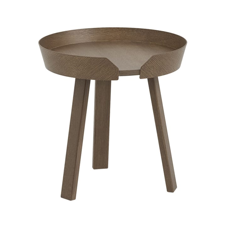 Around bord lite - Stained dark brown - Muuto
